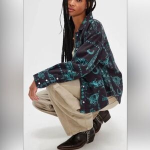 We The Free Calico Flannel Shirt